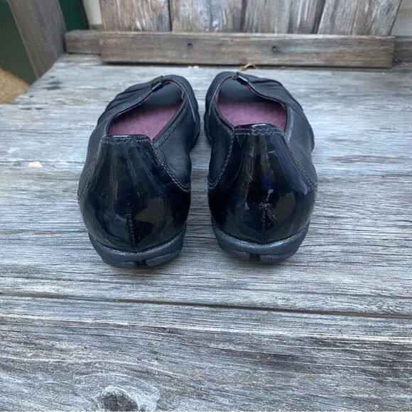 Privo by Clarks Black Leather open toe Flats size 8 - Picture 5 of 10